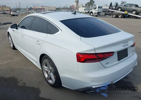 2022 Audi A5 Sportback Premium 45 Tfsi S Line Quattro S Tronic из США, поврежденный, VIN WAUDACF56NA021405